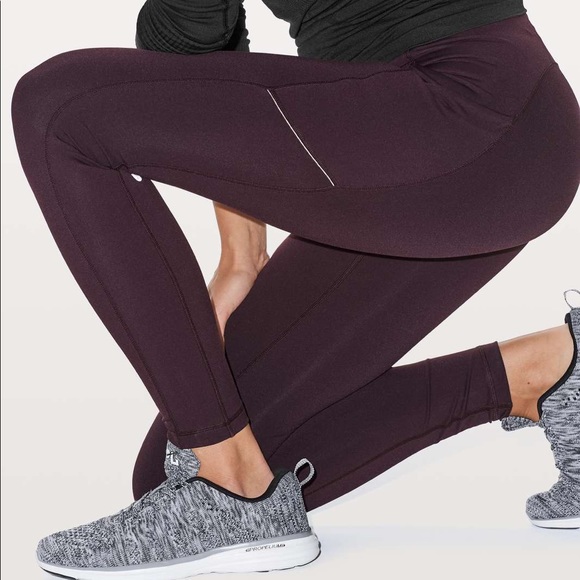 lululemon athletica Pants - Lululemon Speed Up Tight Warp Tech Fleece 28" Sz 4